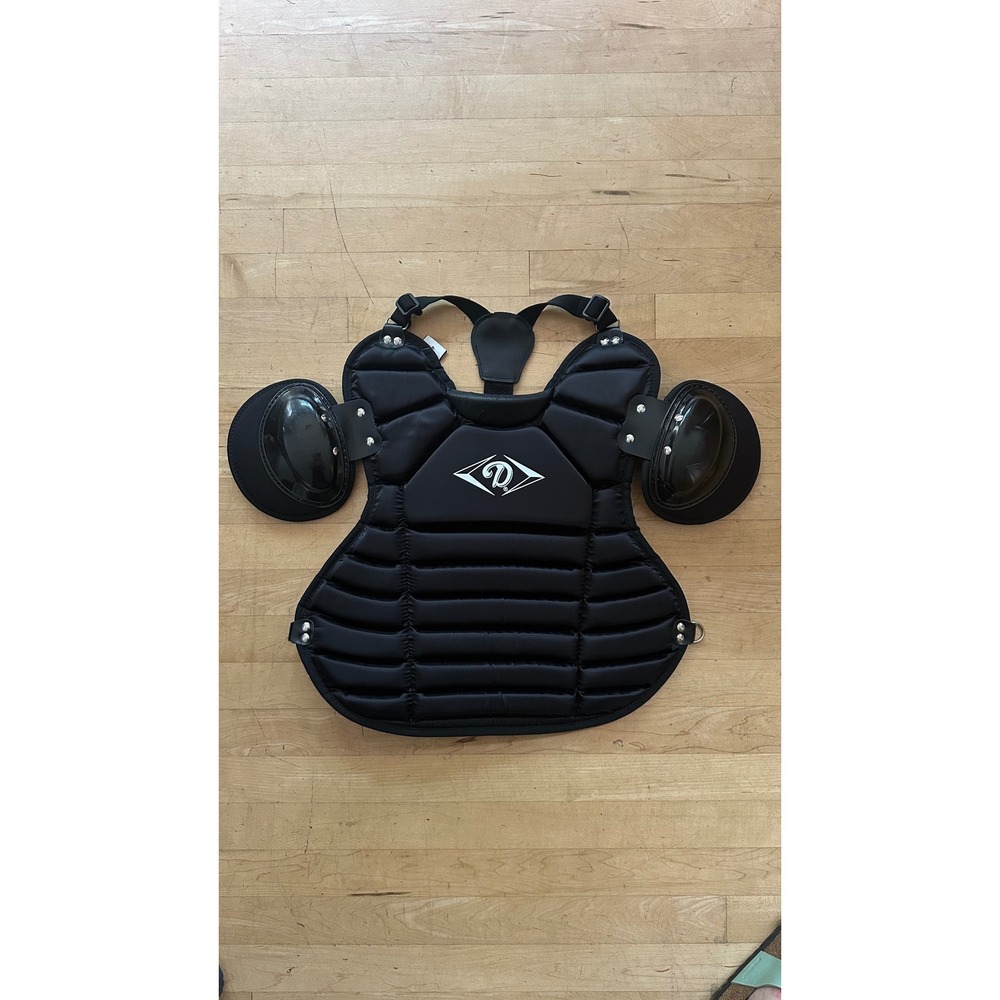 Diamond Umpire Lite Chest Protector DCP-U LITE Black Baseball Softball CoolMax - Picture 2 of 10